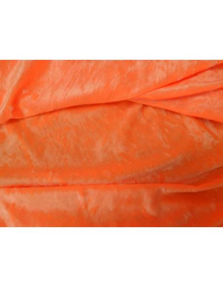 Orange Crushed Velvet