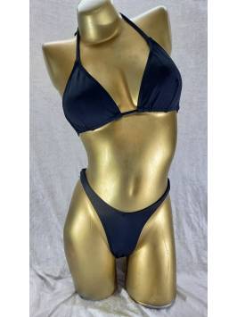Navy Lycra Posing Bikini